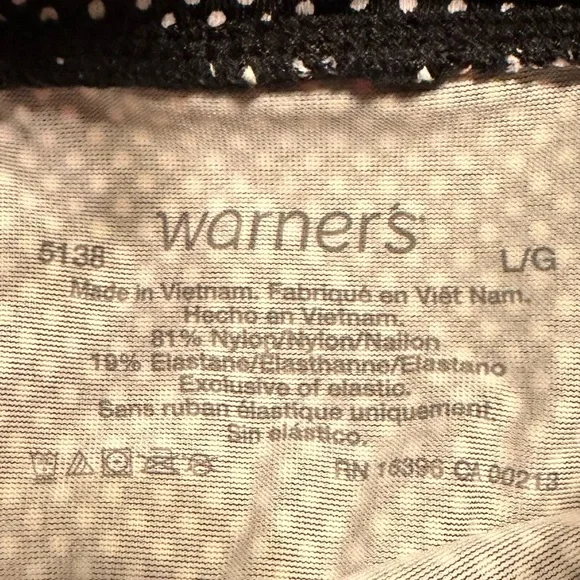 BWT Warner’s Ladies Size 7 (L) Muffin Top Control High Rise Brief - Picture 10 of 11